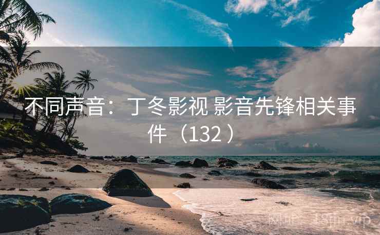 不同声音：丁冬影视 影音先锋相关事件（132 ）